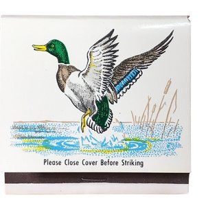 Rahr Malting Co. Brewery Manitowoc New Matchbook New HTF Vintage Flying Mallard